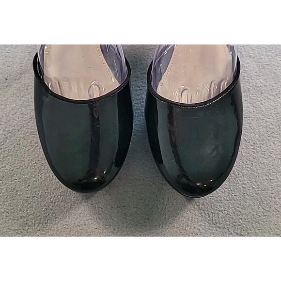 JustFab Scarlet Chunky Platform Black Heels Size 10 GUC – Y2K Goth Night-Out - Picture 8 of 13